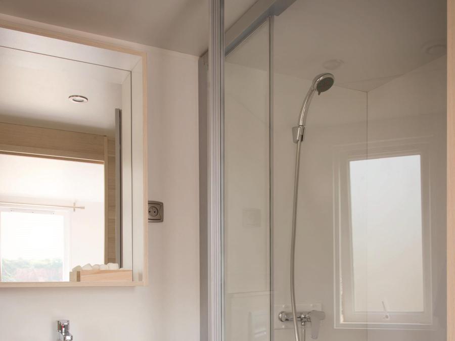 Mobilhome 4 personnes - Cottage premium 2 chambres 2 salles de bain, TV, terrasse couverte 6
