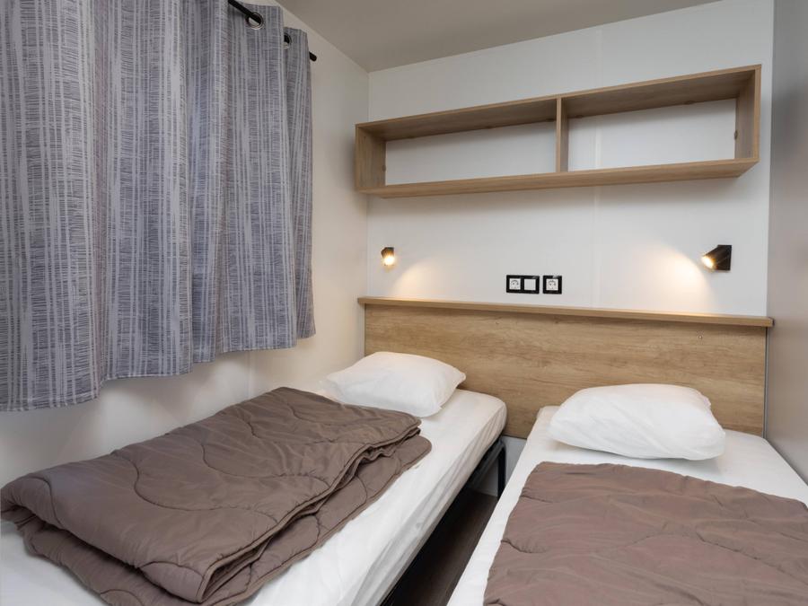 Mobilhome 6 personnes - Cottage 3 chambres TV confort terrasse couverte 4