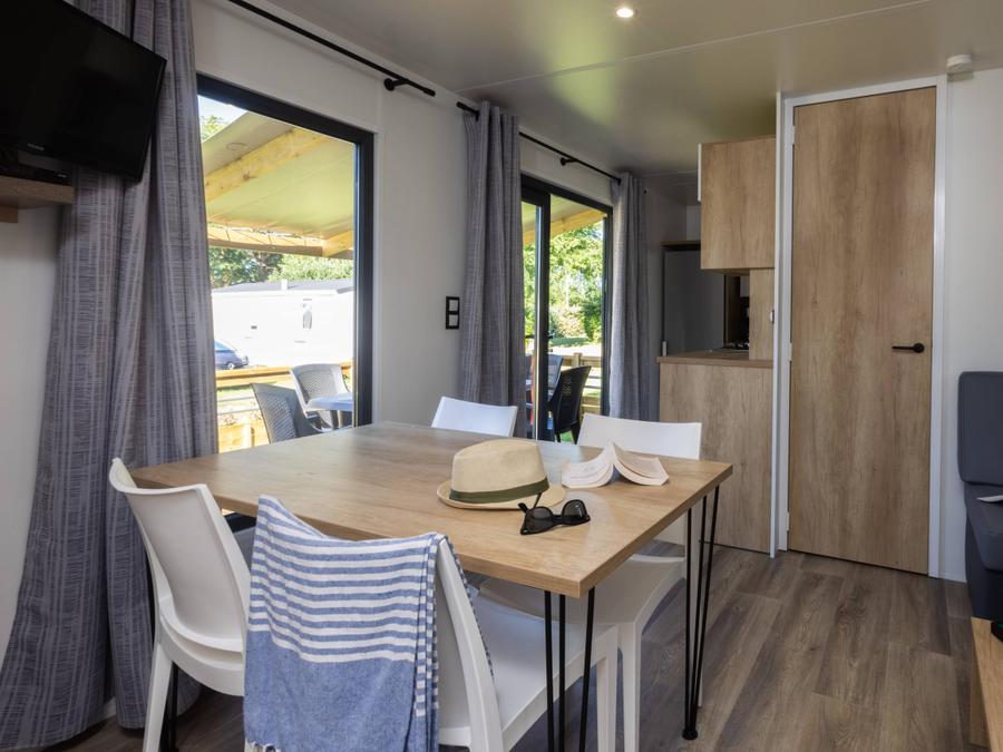 Mobilhome 6 personnes - Cottage 3 chambres TV confort terrasse couverte 2
