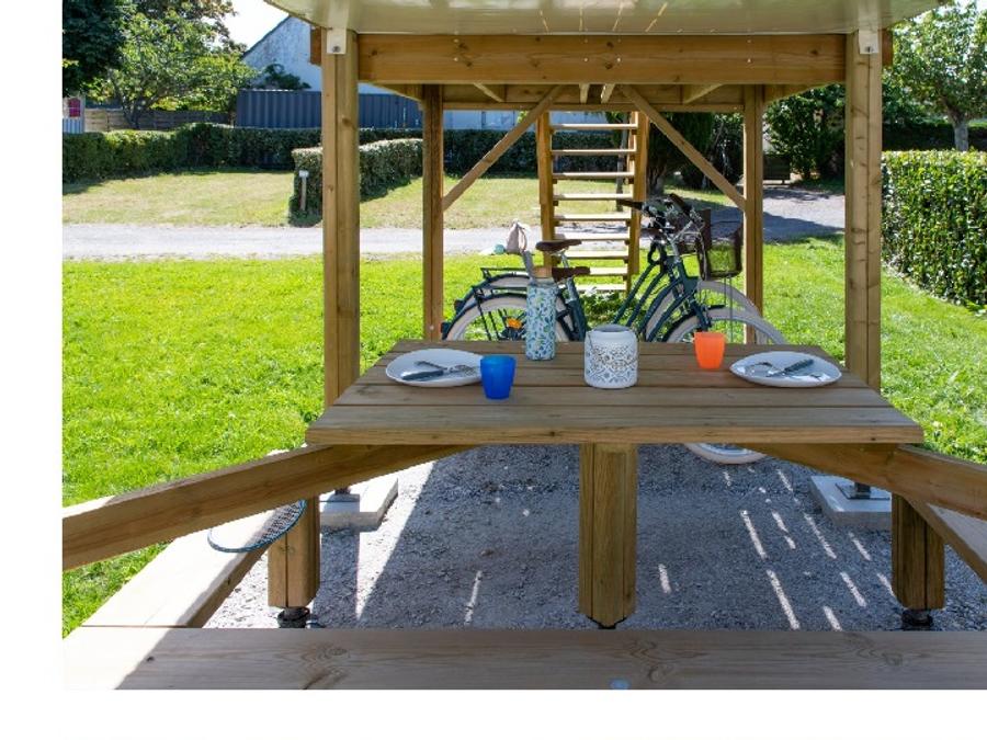 Tente en toile et en bois 2 personnes - Campétoile (sans sanitaires) 3