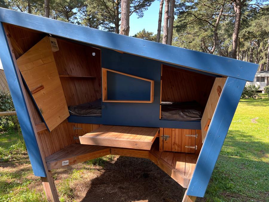 Hébergement 2 personnes - Randoétapes - Structure bois + électricité 3