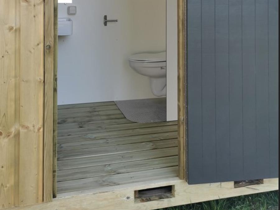 Tente 5 personnes - Tente Nomade avec bloc sanitaire sans clim 9