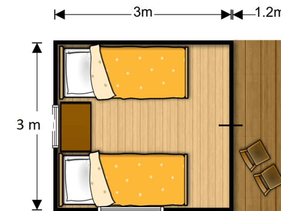 Tente 2 personnes - Tente Safari étape 2 pers 1