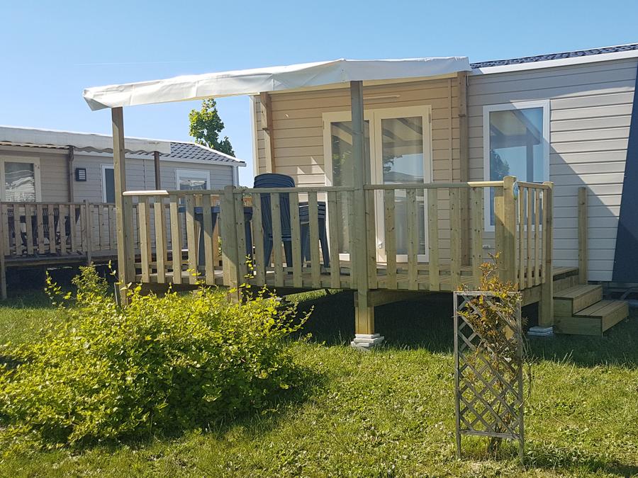 Mobilhome 4 personnes - Confort 30m² (2 chambres) - terrasse semi couverte 7