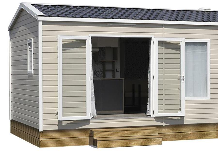 Mobilhome 4 personnes - Confort 30m² (2 chambres) - terrasse semi couverte 0