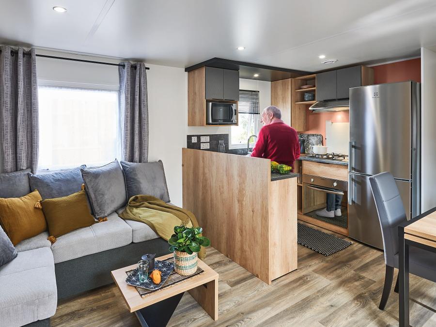 Mobilhome 4 personnes - Premium 36m² (2 chambres) - terrasse semi couverte 1