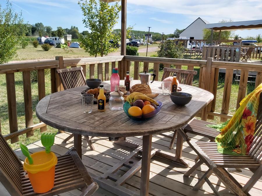 Mobilhome 6 personnes - Confort 34m² (3 chambres) - Terrasse couverte 7