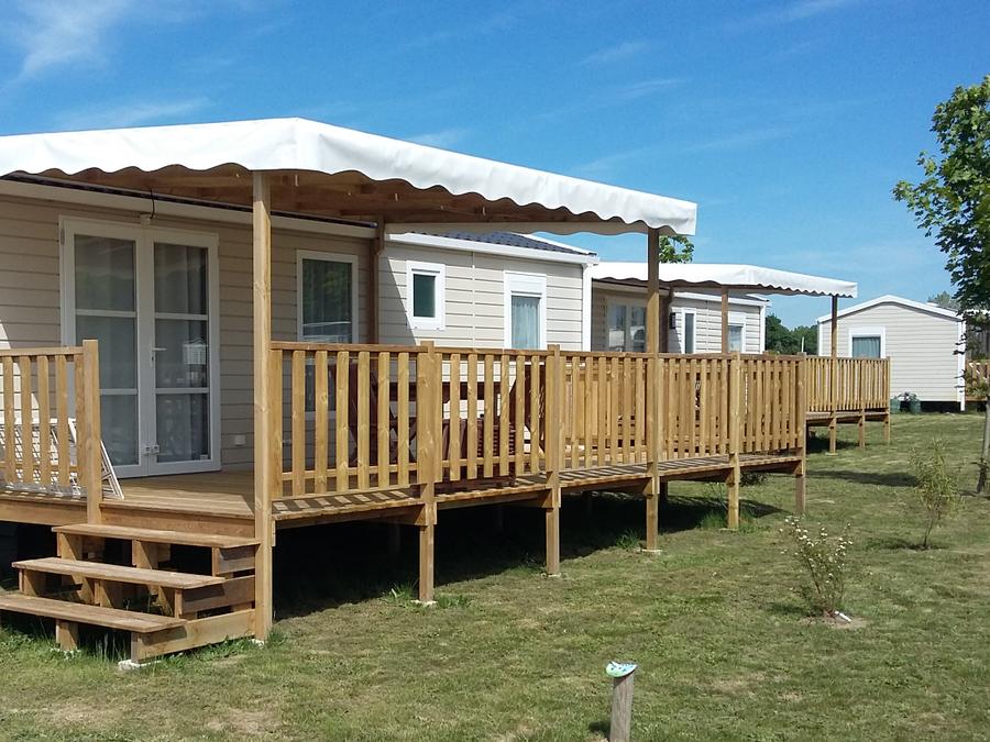Mobilhome 6 personnes - Confort 34m² (3 chambres) - Terrasse couverte 6