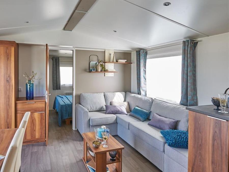 Mobilhome 6 personnes - Premium 39m² (3 chambres) - 2 salles de bain - terrasse couverte 3