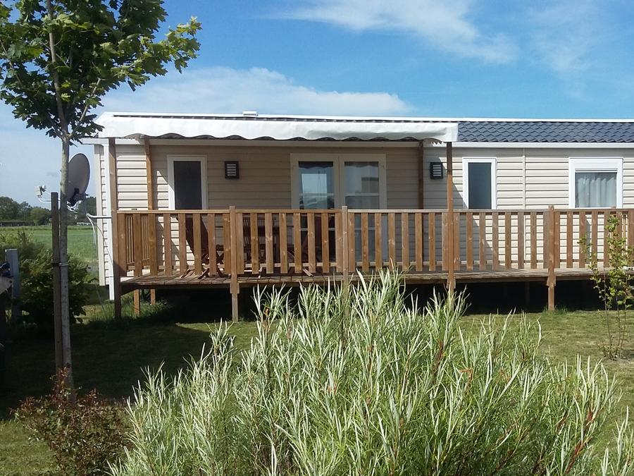 Mobilhome 6 personnes - Premium 39m² (3 chambres) - 2 salles de bain - terrasse couverte 6