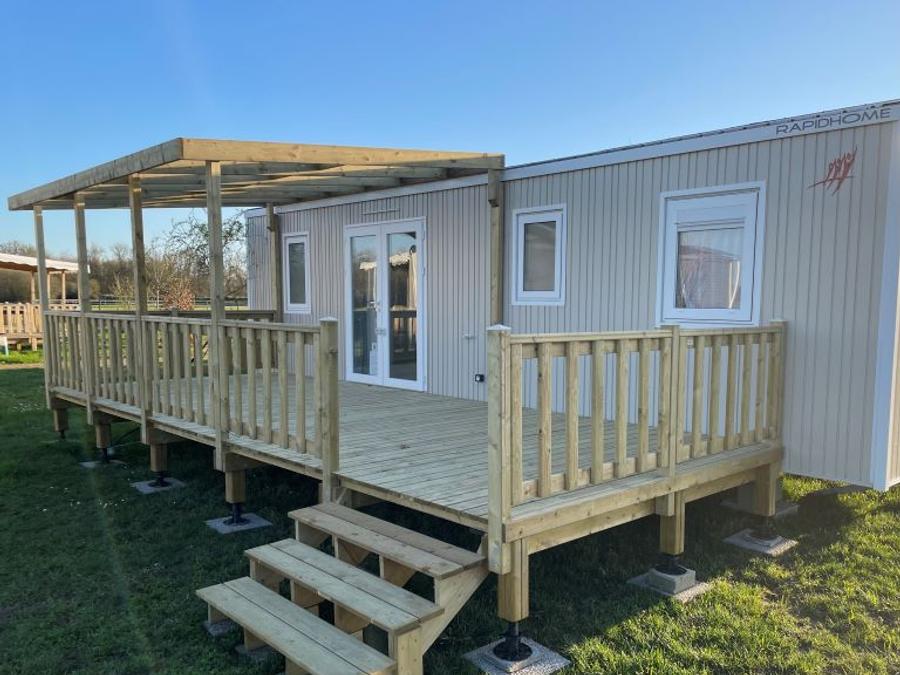 Mobilhome 6 personnes - Confort 35M2 (3ch-6 pers) + terrasse couverte 0