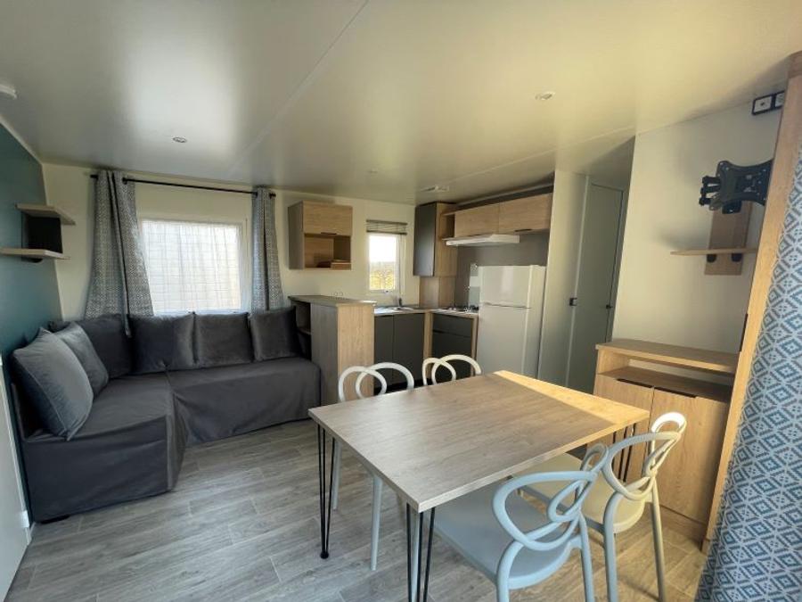 Mobilhome 6 personnes - Confort 35M2 (3ch-6 pers) + terrasse couverte 1