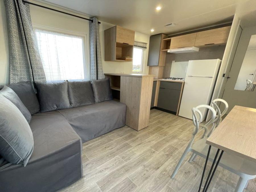 Mobilhome 6 personnes - Confort 35M2 (3ch-6 pers) + terrasse couverte 3