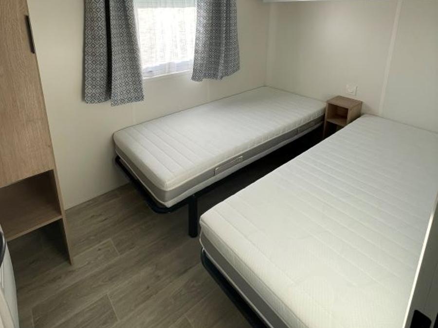 Mobilhome 6 personnes - Confort 35M2 (3ch-6 pers) + terrasse couverte 6