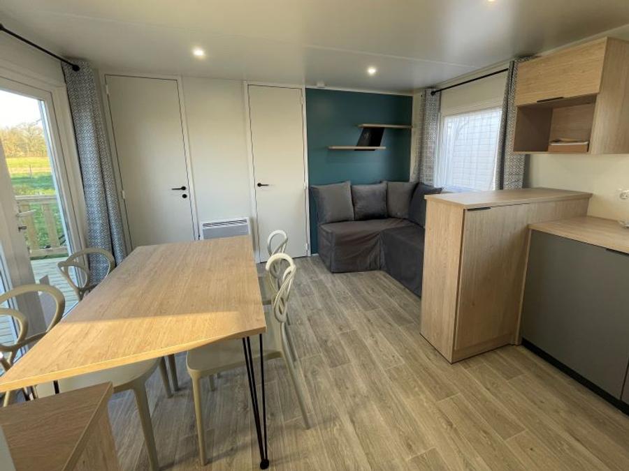 Mobilhome 6 personnes - Confort 35M2 (3ch-6 pers) + terrasse couverte 2