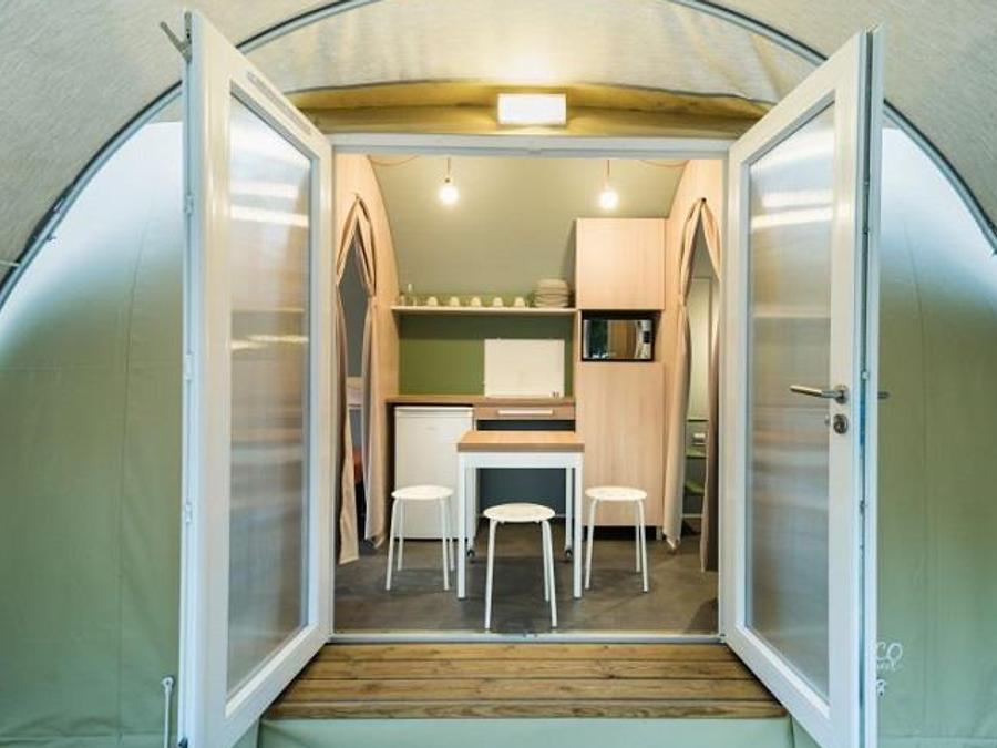 Tente en toile et en bois 4 personnes - Coco Sweet 2 chambres 2