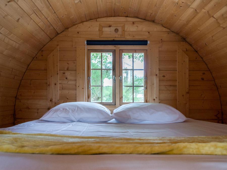 Hébergement 2 personnes - Barrel 1 chambre 2