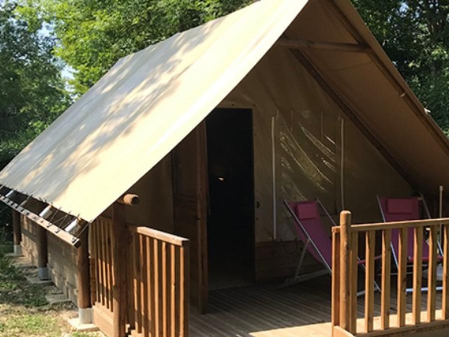 Tente en toile et en bois 2 personnes - PMR (sans sanitaires) 0