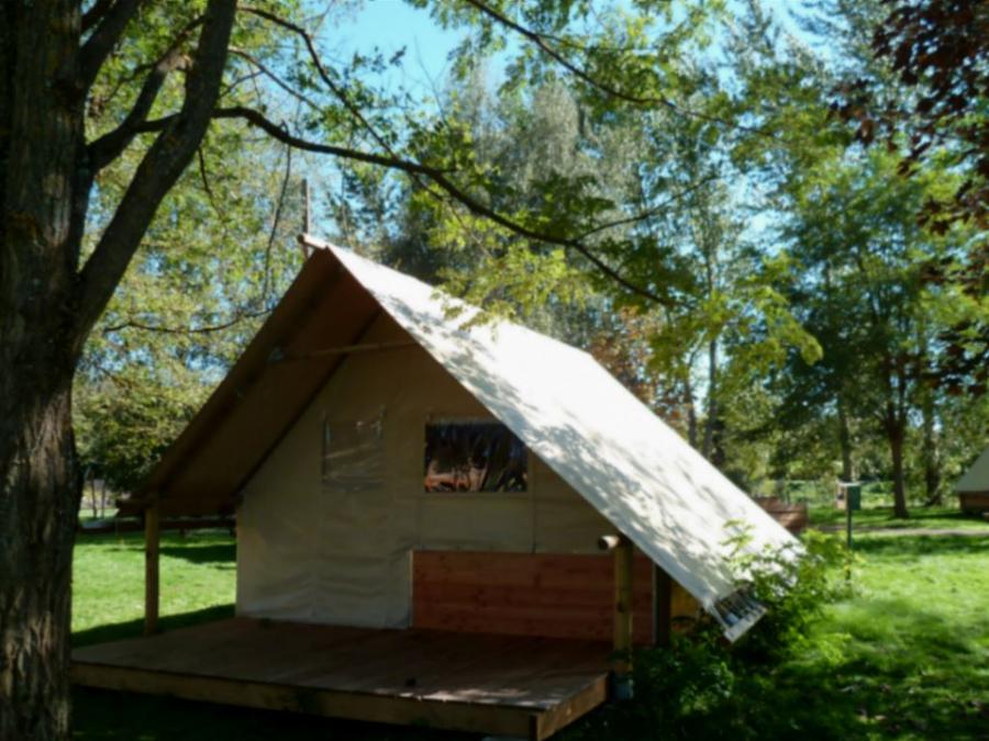 Tente en toile et en bois 2 personnes - PMR (sans sanitaires) 6