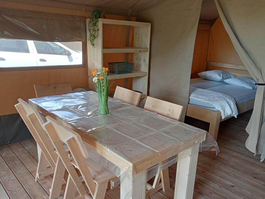 Tente en toile et en bois 5 personnes - TENTE SAFARI COLORADO 7
