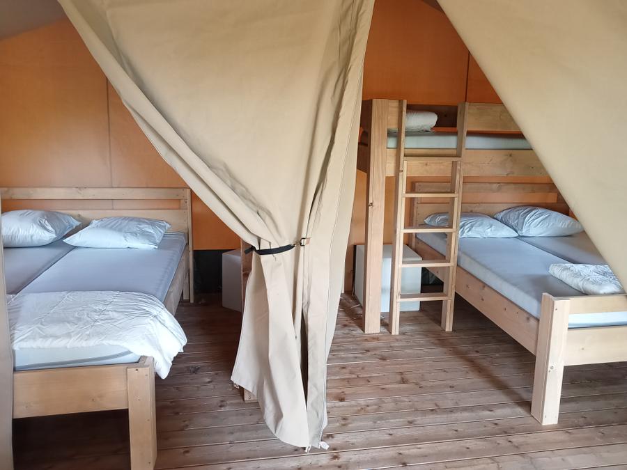 Tente en toile et en bois 5 personnes - TENTE SAFARI COLORADO 4