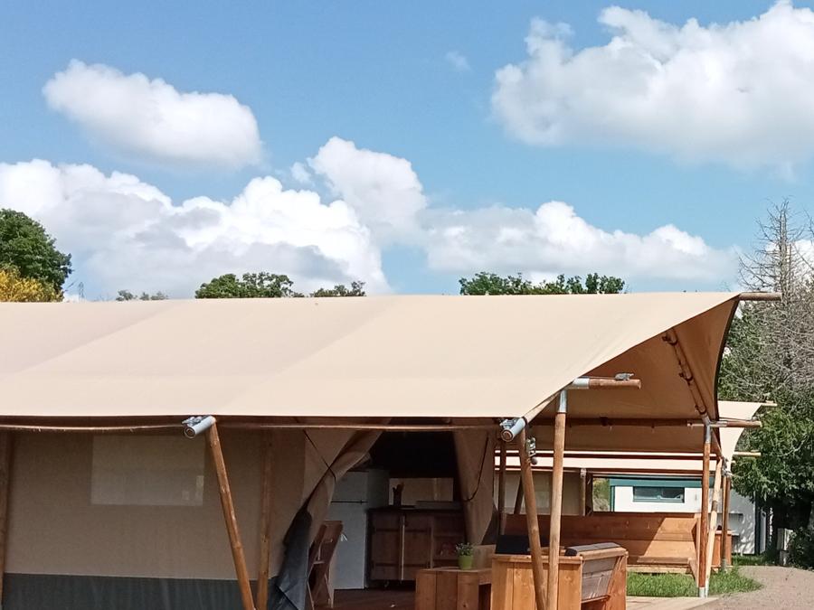 Tente en toile et en bois 5 personnes - TENTE SAFARI COLORADO 2
