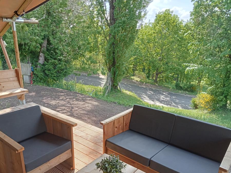 Tente en toile et en bois 5 personnes - TENTE SAFARI COLORADO 5