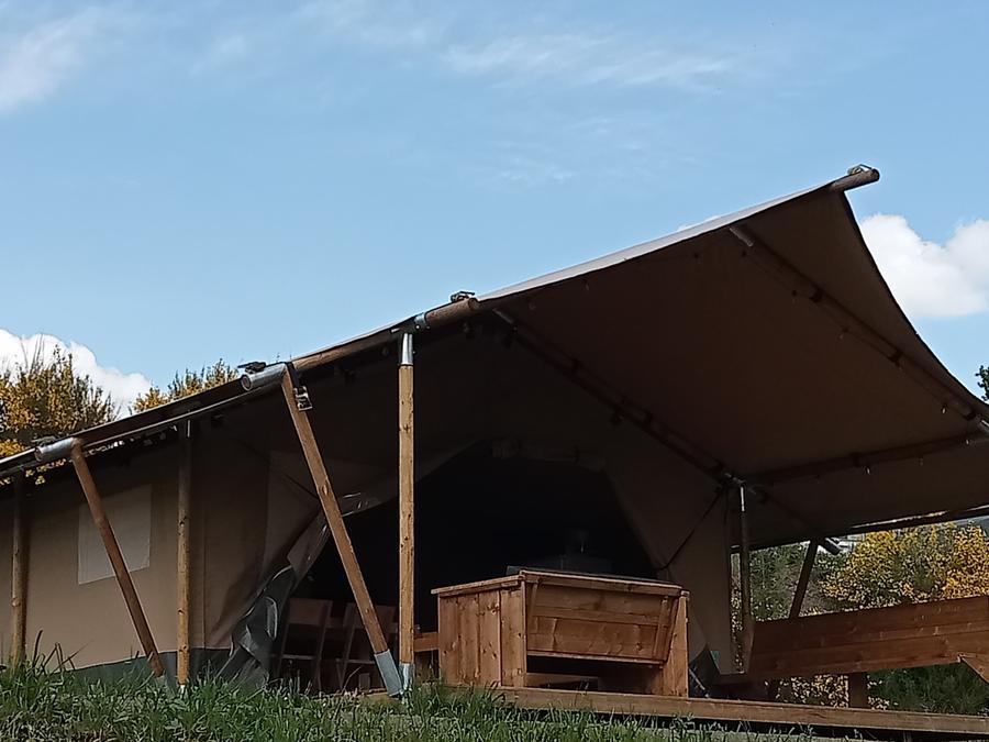 Tente en toile et en bois 5 personnes - TENTE SAFARI COLORADO 1