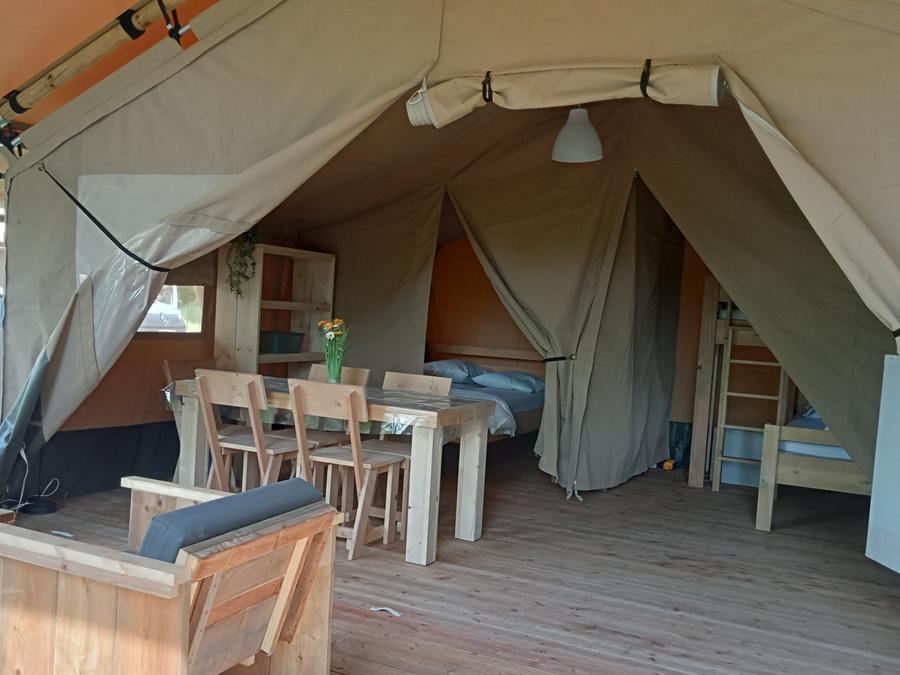 Tente en toile et en bois 5 personnes - TENTE SAFARI COLORADO 6