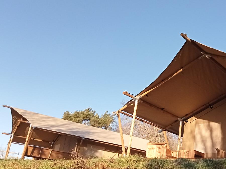 Tente en toile et en bois 5 personnes - TENTE SAFARI COLORADO 0