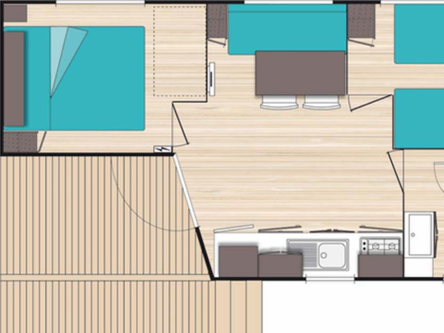 Mobilhome 4 personnes - Ohara 4
