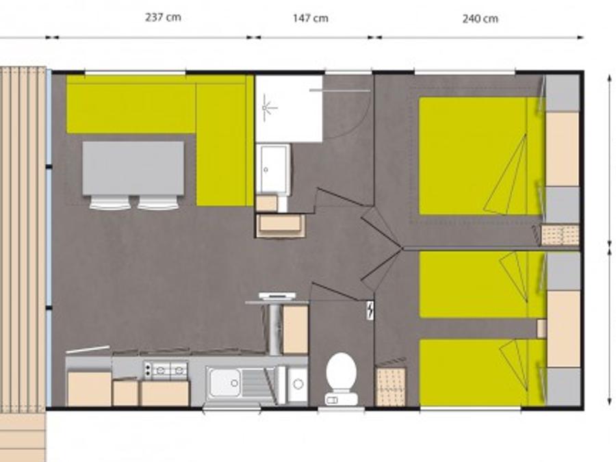 Mobilhome 4 personnes - Ophéa Grande 3