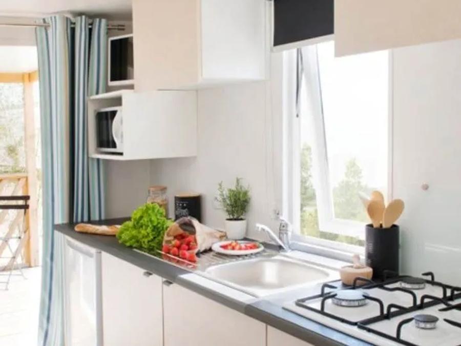 Mobilhome 4 personnes - Aqua 2 Chambres 4 Personnes Terrasse semi-couverte - Île aux trésors 2