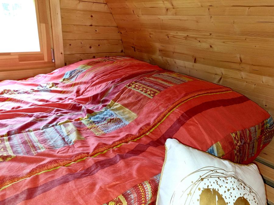 Tente en toile et en bois 2 personnes - Tonneau 2 personnes 5