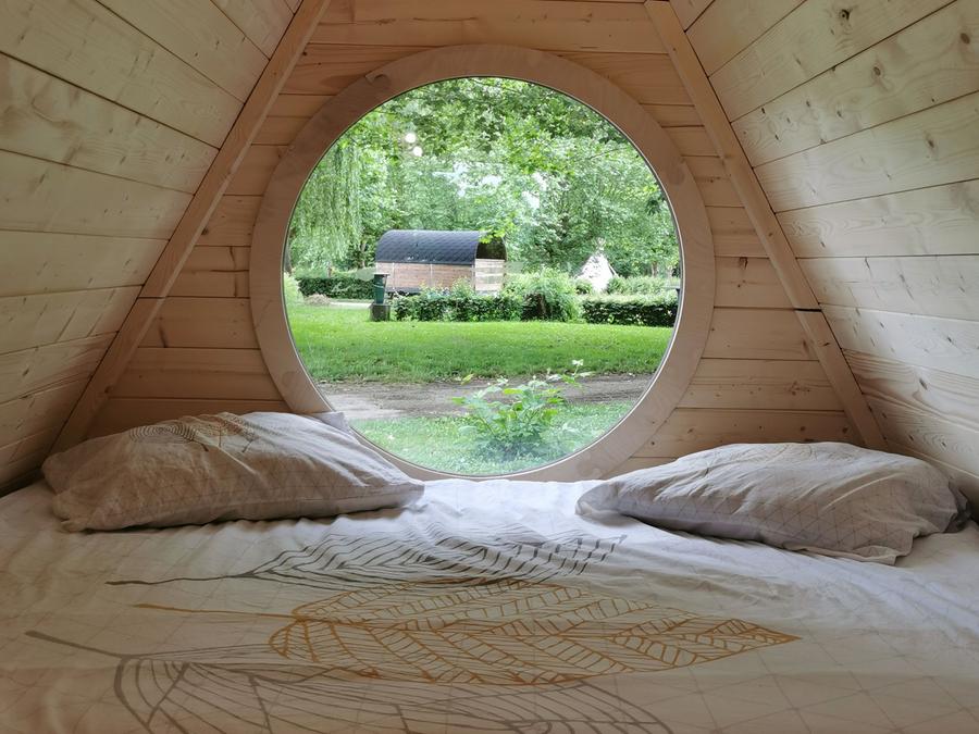 Unique 3 personnes - Cabane en bois avec terrasse (2 adultes + 1 enfant) 3
