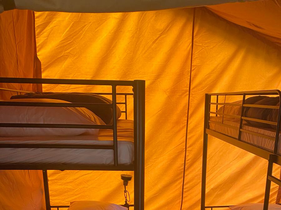 Tente en toile et en bois 5 personnes - SAFARI LODGE 11