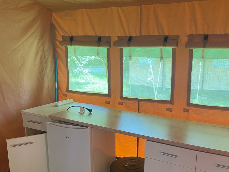 Tente en toile et en bois 4 personnes - SAFARI LODGE 4