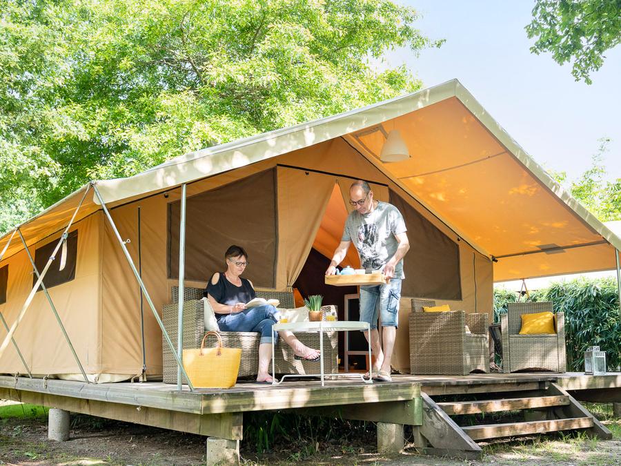 Lodge 4 personnes - Lodge PREMIUM - 2 chambres - sans sanitaires 6