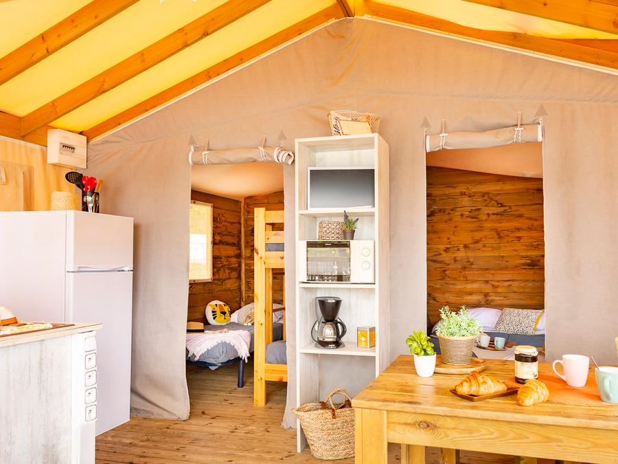 Lodge 4 personnes - Lodge PREMIUM - 2 chambres - sans sanitaires 0
