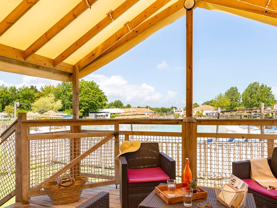 Lodge 6 personnes - Lodge PREMIUM - 3 chambres - sans sanitaires 0