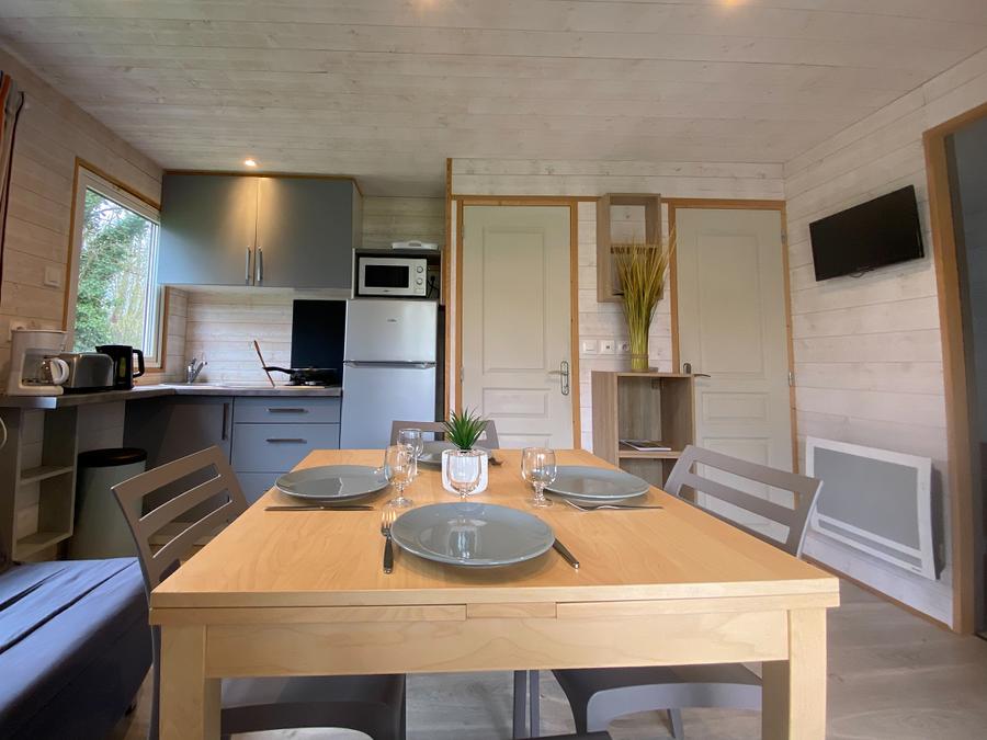 Chalet 4 personnes - PREMIUM 36m² (2 chambres) dont une terrasse couverte 6m² 2