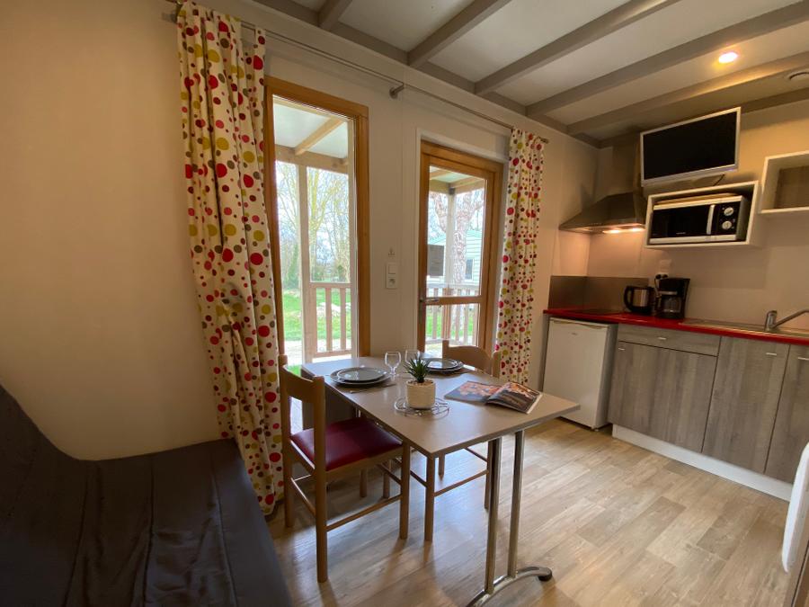 Chalet 2 personnes - CONFORT 24 m² (1 chambre) dont terrasse couverte 8m² 1