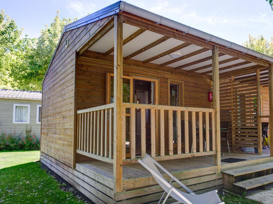 Chalet 2 personnes - CONFORT 24 m² (1 chambre) dont terrasse couverte 8m² 0