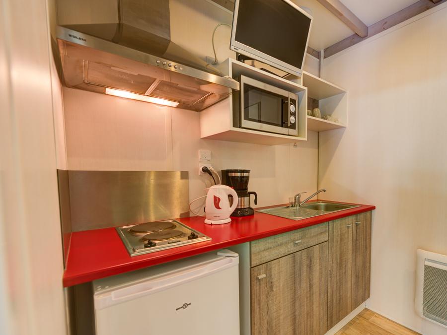 Chalet 2 personnes - CONFORT 24 m² (1 chambre) dont terrasse couverte 8m² 2