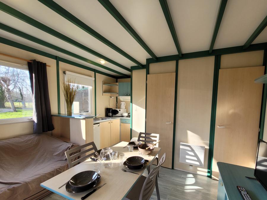 Chalet 5 personnes - CONFORT 36 m² (2 chambres) dont terrasse couverte 12m² 10