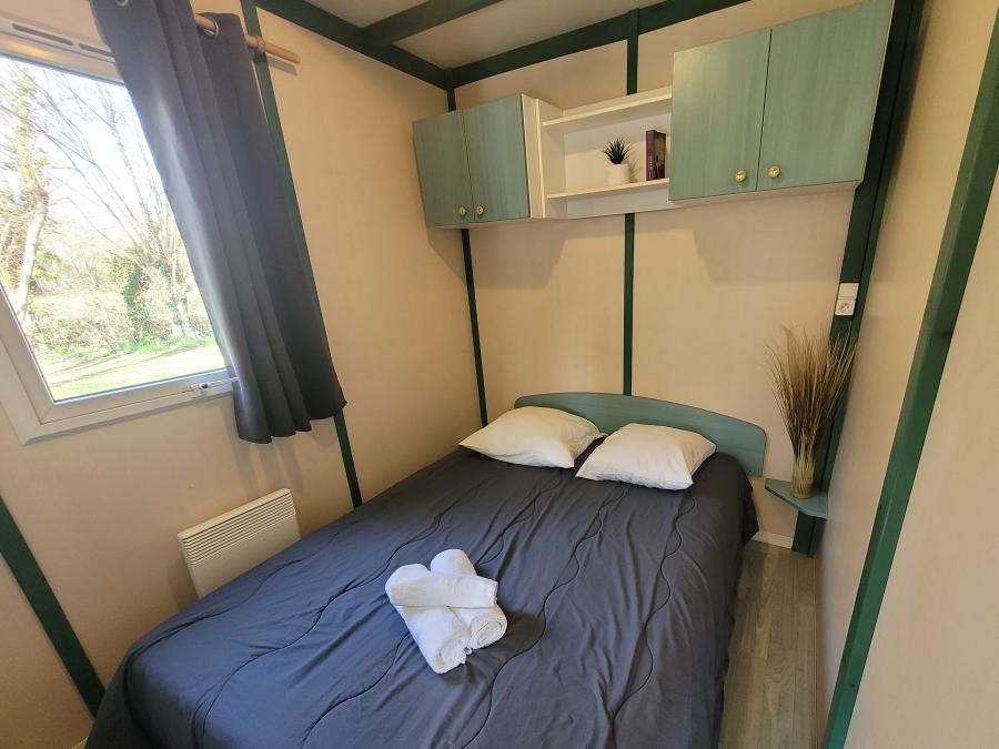 Chalet 5 personnes - CONFORT 36 m² (2 chambres) dont terrasse couverte 12m² 12