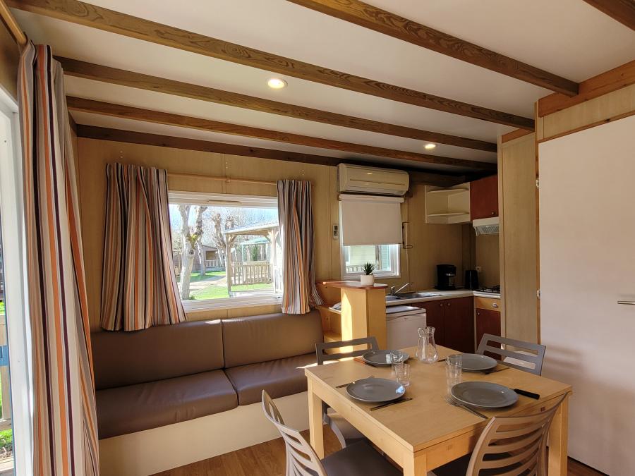 Chalet 5 personnes - CONFORT 36 m² (2 chambres) dont terrasse couverte 12m² 6