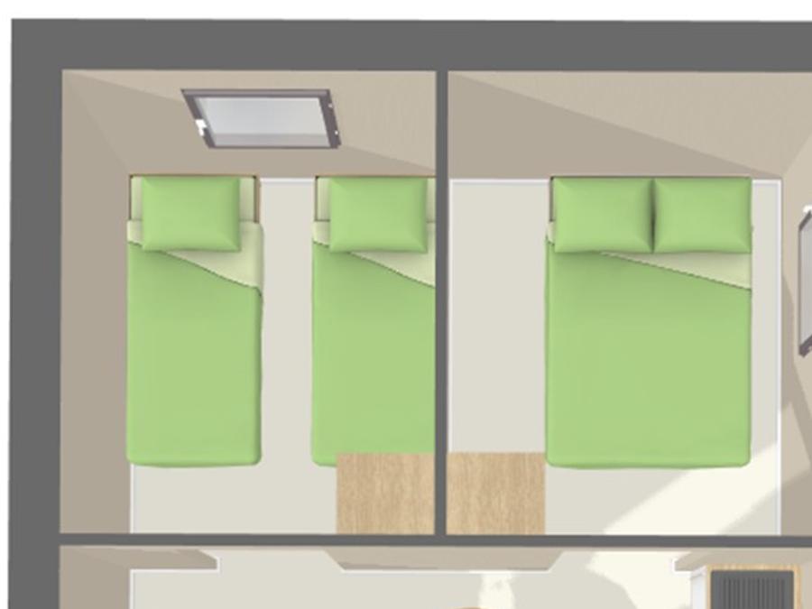 Tente en toile et en bois 4 personnes - Ecolodge Toile & Bois 30m² (2 chambres - 4 personnes) dont terrasse couverte 8m² - Sans sanitaires 6