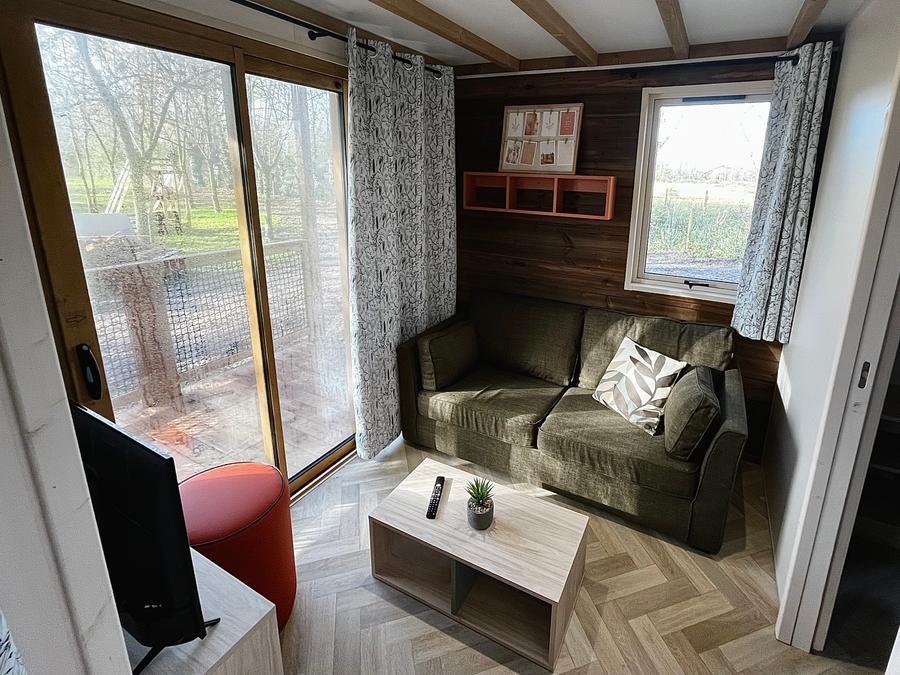 Chalet 7 personnes - Prestige 60 m² (3 chambres) dont terrasse couverte + Clim + TV + LV + Plancha 2