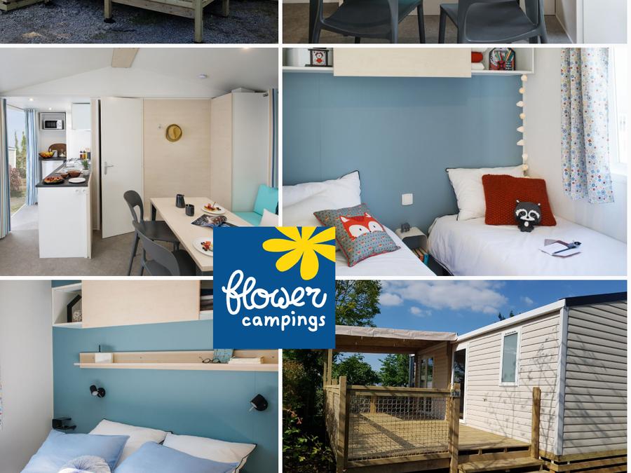 Mobilhome 4 personnes - Mobil-home Confort 26m² 2 chambres + TV 4 pers 6